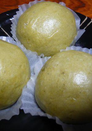 団子粉入り抹茶饅頭-レシピのメイン写真