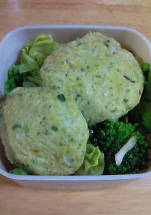 鶏むね肉のハンバーグ(カレー風味)-レシピのメイン写真