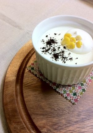 優しい甘さ゜.+.とうもろこしのムース。-レシピのメイン写真