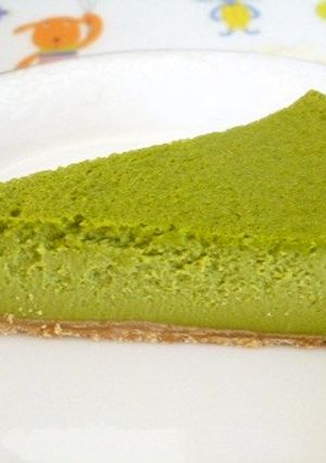 簡単！牛乳で作る濃厚抹茶チーズケーキ-レシピのメイン写真