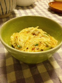 ネバネバが美味しい☆納豆長芋そうめん☆-レシピのメイン写真