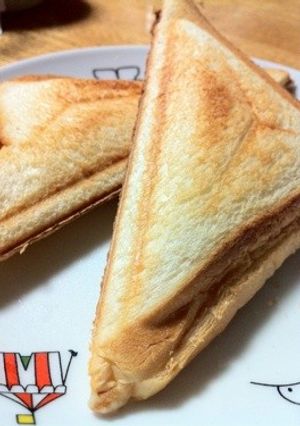＊おうちでお手軽クリーム食パン＊-レシピのメイン写真