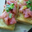 食パンで作るお手軽ブルスケッタ
