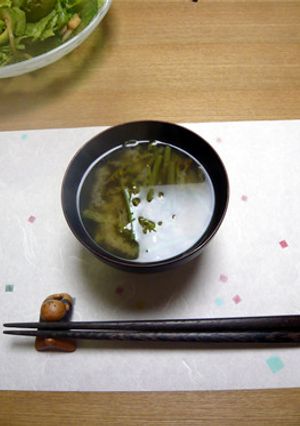 ♪春は山菜♪ わらびのお味噌汁-レシピのメイン写真