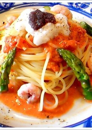 甘海老のアメリケーヌソーススパゲティ-レシピのメイン写真