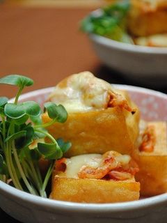 厚揚げの キムチーズ焼き ☆-レシピのメイン写真