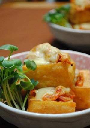 厚揚げの キムチーズ焼き ☆-レシピのメイン写真