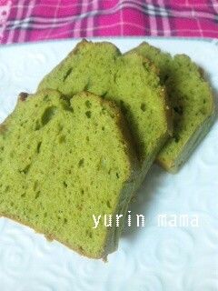 バターを使わない混ぜるだけ☆抹茶ケーキ-レシピのメイン写真