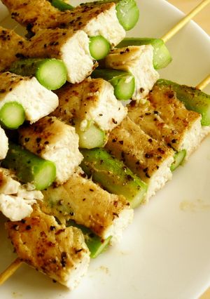 おつまみに！お弁当に！ささ身とアスパラ串-レシピのメイン写真