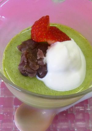 簡単！！抹茶プリン♪-レシピのメイン写真