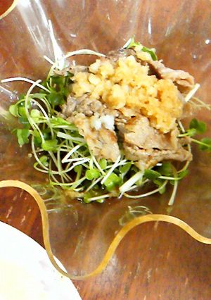 かいわれと牛肉のさっぱりサラダ-レシピのメイン写真