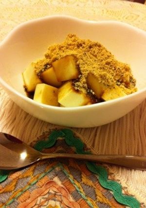豆乳寒天☆ダイエット！黒胡麻きな粉がけ-レシピのメイン写真