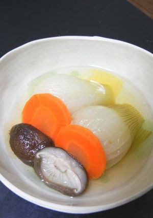 新(葉)タマネギの丸ごと煮-レシピのメイン写真