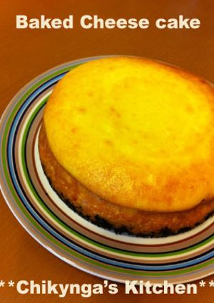 簡単！ベイクドチーズケーキ-レシピのメイン写真