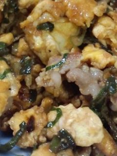 超簡単!!豚肉と卵のポン酢炒め☆-レシピのメイン写真