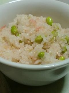 枝豆と桜海老の炊き込みご飯-レシピのメイン写真