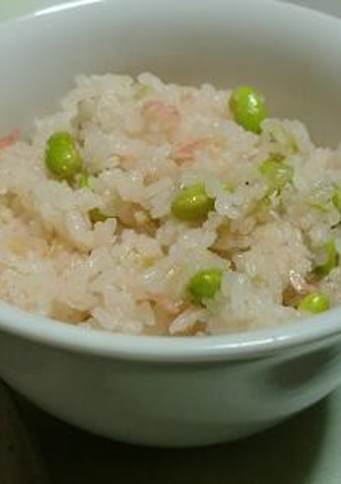 枝豆と桜海老の炊き込みご飯-レシピのメイン写真