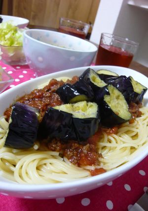 I♥loveなすのボロネーゼパスタ-レシピのメイン写真