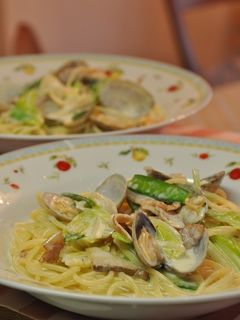 あさりとベーコンの✿クリームパスタ-レシピのメイン写真