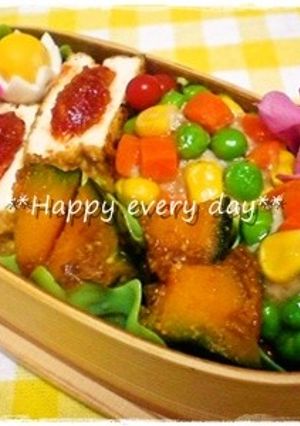 お弁当に！レンジで簡単カラフル肉だんご☆-レシピのメイン写真