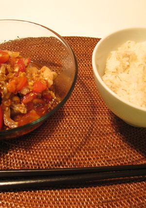 カリカリ豚のトマト和え-レシピのメイン写真