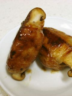 お弁当に。・*・。豚肉しいたけ巻き-レシピのメイン写真