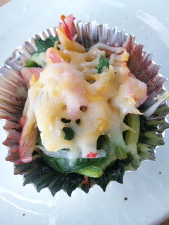 お弁当に☆ほうれん草とかにかまチーズ-レシピのメイン写真