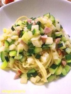 筍とズッキーニのパスタ-レシピのメイン写真