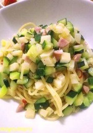 筍とズッキーニのパスタ-レシピのメイン写真