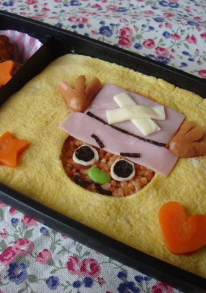 *オムライスdeチョッパー弁当*-レシピのメイン写真