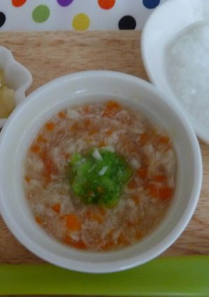 ☆離乳食中期☆白身魚と野菜のコトコト煮-レシピのメイン写真