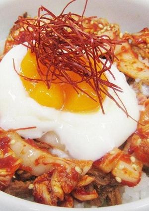 【マグロフレーク『キムチ』丼】の作り方-レシピのメイン写真