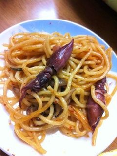 ホタルイカで簡単イカ焼きそば-レシピのメイン写真