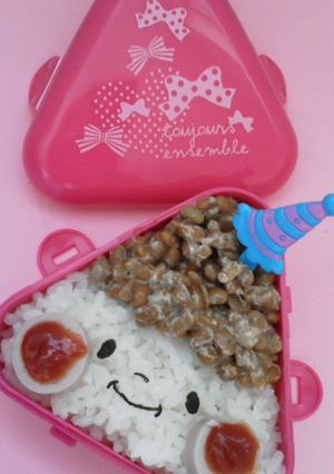 朝食にも*にっこり可愛い納豆ご飯☆-レシピのメイン写真
