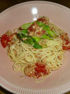 トマトの冷製パスタ☆美味しいよ♪-レシピのメイン写真