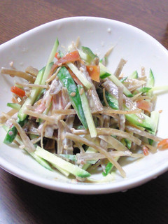 煮物をリメイク★大好評のごぼうサラダ-レシピのメイン写真
