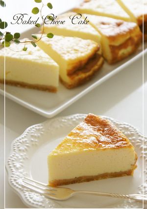 水切りヨーグルト濃厚ベイクドチーズケーキ-レシピのメイン写真