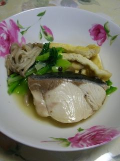 鰤と小松菜の煮物-レシピのメイン写真