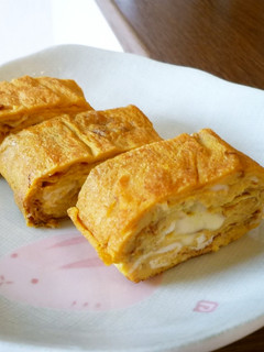 めんつゆ1本!チーズおかかの卵焼き-レシピのメイン写真