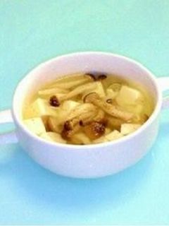 豆腐ときのこのほっこり生姜スープ-レシピのメイン写真