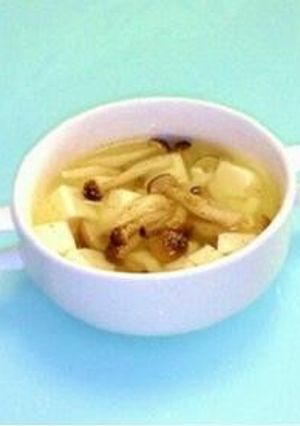 豆腐ときのこのほっこり生姜スープ-レシピのメイン写真