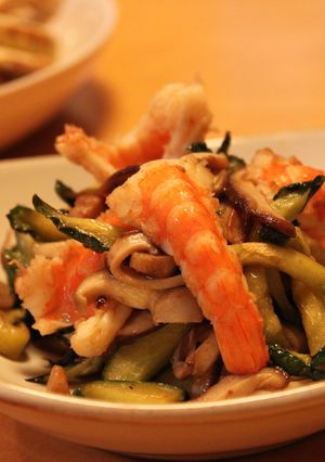 干し野菜♪ 海老と胡瓜の旨々ソテー-レシピのメイン写真