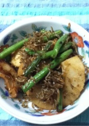 パパッと♪筍とちりめんじゃこの炒め物-レシピのメイン写真