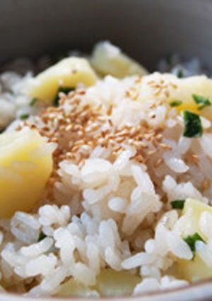 ジャガイモ炊き込みご飯-レシピのメイン写真