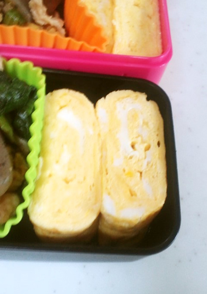 残り物　うどんだしで☆だし巻き玉子☆-レシピのメイン写真