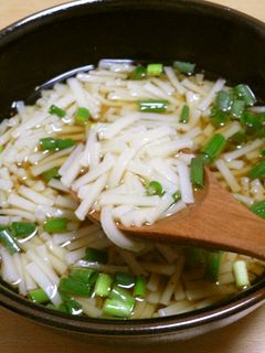 お粥みたいに食べる、ざるうどん-レシピのメイン写真