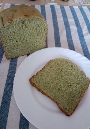 青汁入り食パン-レシピのメイン写真