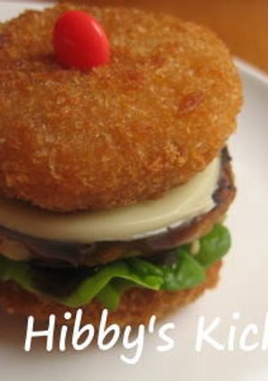 いつもの弁当おかずをハンバーガーに変身♪-レシピのメイン写真