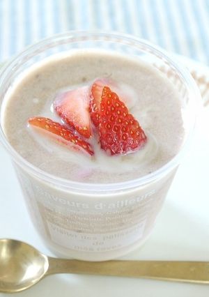 寒天で作る豆乳いちごゼリー-レシピのメイン写真