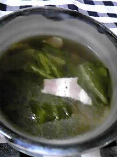 レタスとベーコンのスープ-レシピのメイン写真